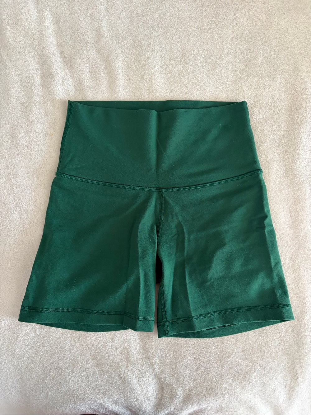 Aritzia TNA TnAction Dark Green Biker Shorts